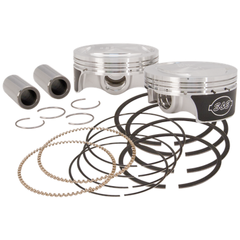 S&S Cycle 2007+ BT 3-7/8in x 4-3/8in Piston Set - Standard 106-0432