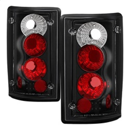 Spyder Ford Excursion 00-06/Econoline 150/250/350/450/550 95-06 Euro Tail Lights Blk ALT-YD-FEC00-BK 5002914 5002914 Photo - Primary