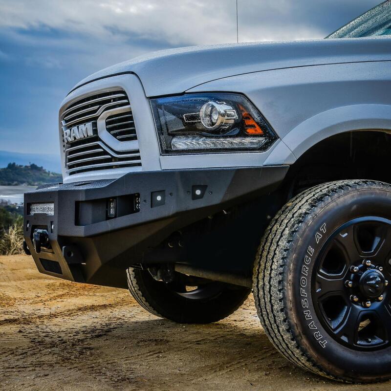 Westin 10-18 RAM 2500/3500 Pro-Series Front Bumper - Tex. Blk 58-411195 58-411195 Photo - Mounted