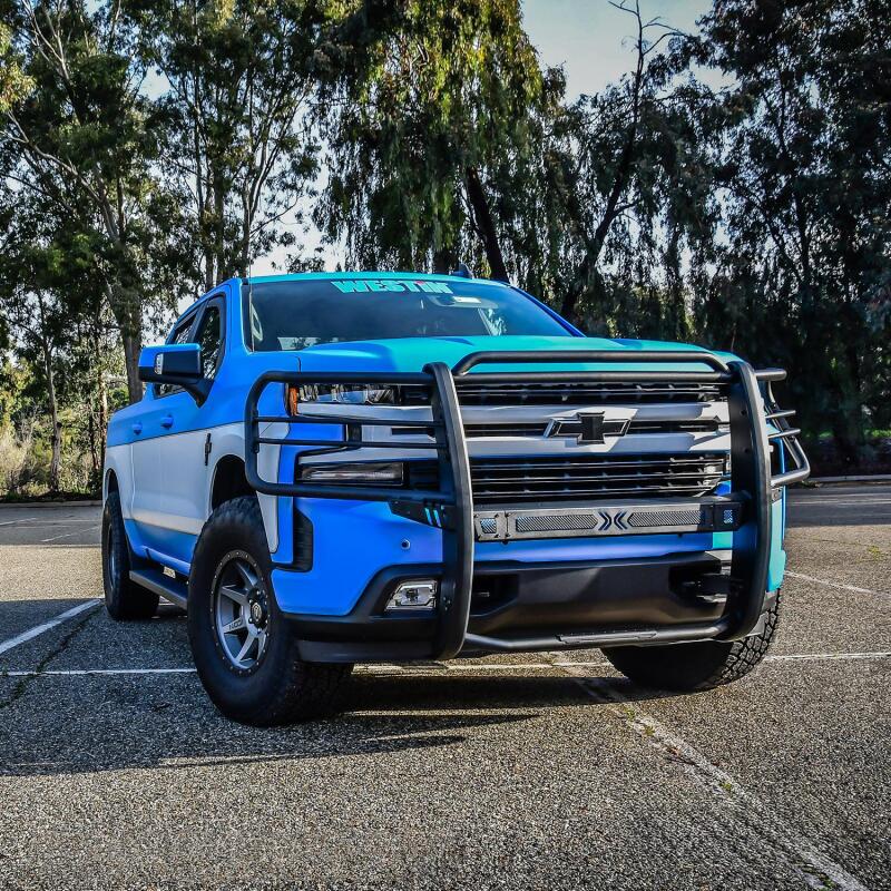 Westin 19-21 Chevy 1500 Sportsman X Grille Guard - Textured Black (Excl. 2019 Silverado LD) 40-33955 40-33955 Photo - Mounted