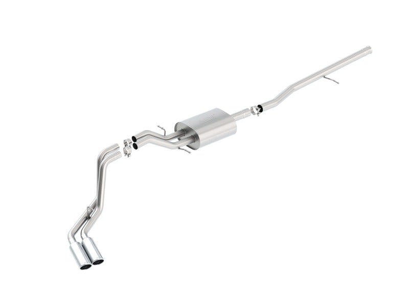 Borla S-Type Cat-Back 14 Sierra 1500 Ext. Cab Stnd Bed/CC Short Bed 143.5in WB Side Exit Exhaust 140550 140550 Photo - Primary