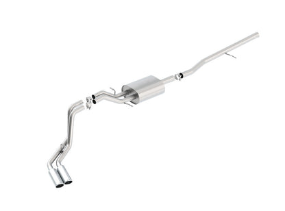 Borla S-Type Cat-Back 14 Sierra 1500 Ext. Cab Stnd Bed/CC Short Bed 143.5in WB Side Exit Exhaust 140550 140550 Photo - Primary