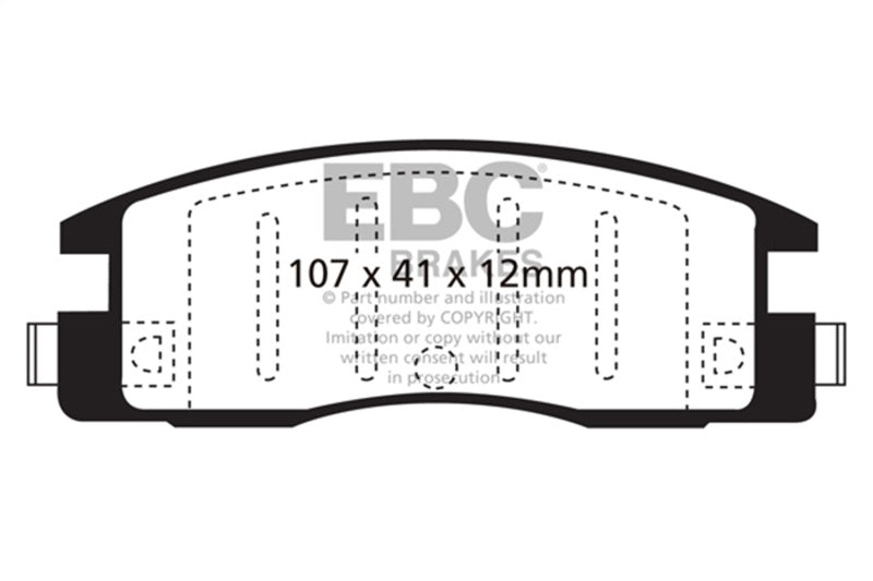 EBC Disc Brake Pad Set UD398 Photo - Primary