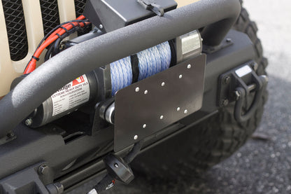 Rugged Ridge License Plate Mounting Bracket for Hawse Fairlead 11238.07 Photo - Primary
