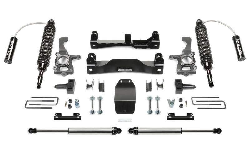 Fabtech 09-13 Ford F150 4WD 4in Perf. System w/DL 2.5 Resi Coilovers & Rear DL Shocks K2198DL K2198DL Photo - Primary