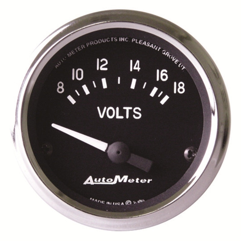 Autometer Gauge, Voltmeter, 2 1/16", 18V, Electric, Cobra 201009 Photo - Primary