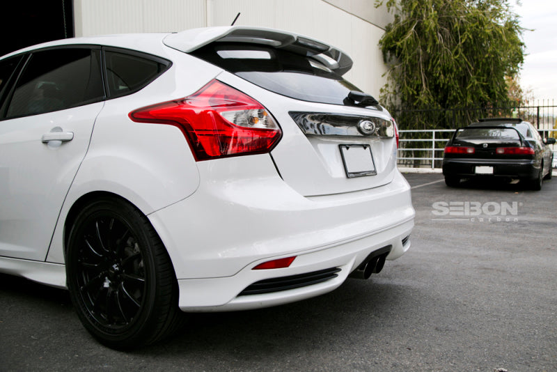 Seibon 12-13 Ford Focus 4 Door Carbon Fiber Tail Garnish TG1213FDFO TG1213FDFO Photo - Primary