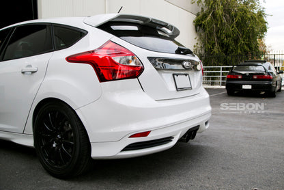 Seibon 12-13 Ford Focus 4 Door Carbon Fiber Tail Garnish TG1213FDFO TG1213FDFO Photo - Primary