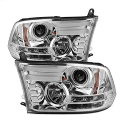 Spyder Dodge Ram 13-15 Projector Headlights Light Bar DRL Chrome PRO-YD-DR13-LBDRL-C 5080905 5080905 Photo - Primary