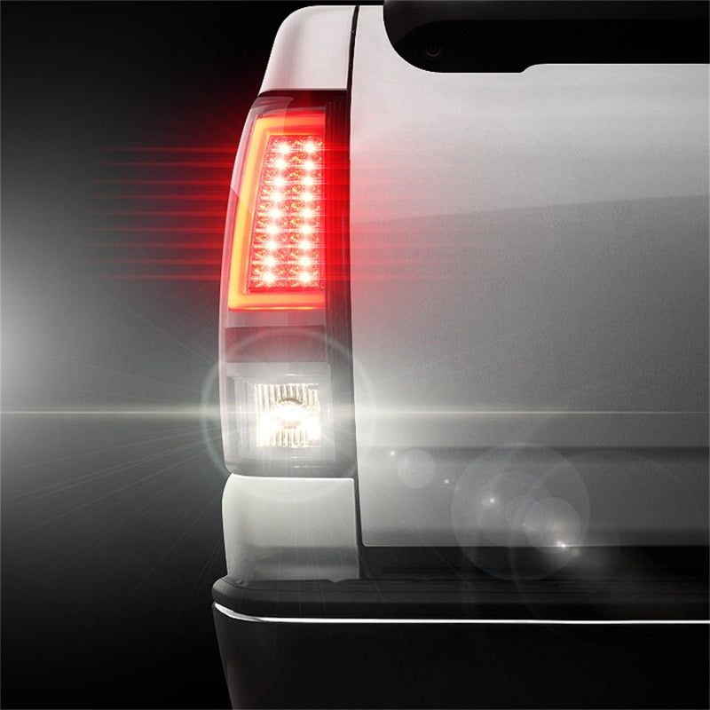 Spyder Chevy Silverado 1500/2500 03-06 Version 2 LED Tail Lights - Smoke ALT-YD-CS03V2-LED-SM 5081940 5081940 Photo - Mounted