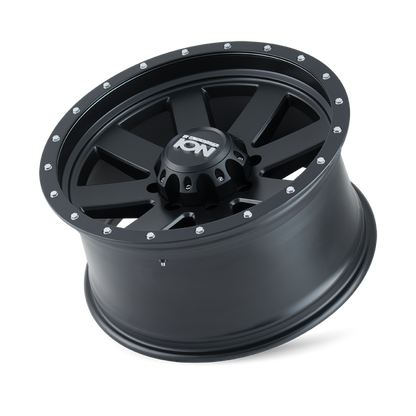 ION Wheels ION Type 134 17x8.5 / 6x139.7 BP / -6mm Offset / 106mm Hub Matte Black/Black Beadlock Wheel 134-7883MB6 134-7883MB6 Photo - Primary