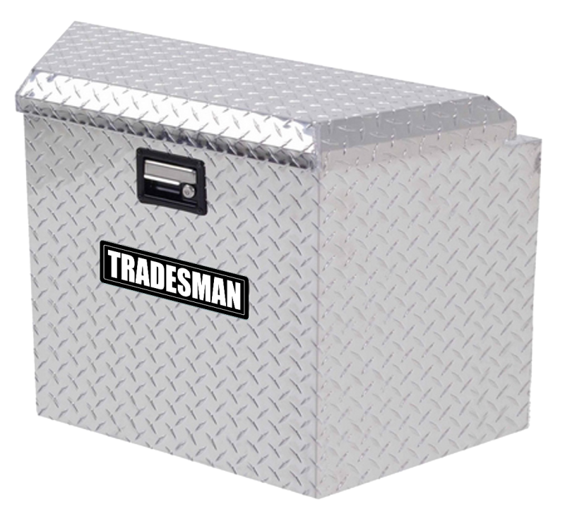 Tradesman Aluminum Trailer Tongue Storage Box (16in.) - Brite 6120 6120 User 1