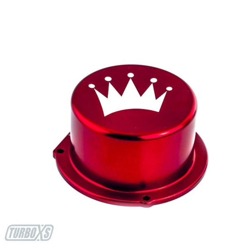 Turbo XS 15-16 Subaru WRX Billet Aluminum Vacuum Pump Cover - Red W15-VPC-RED Photo - Primary
