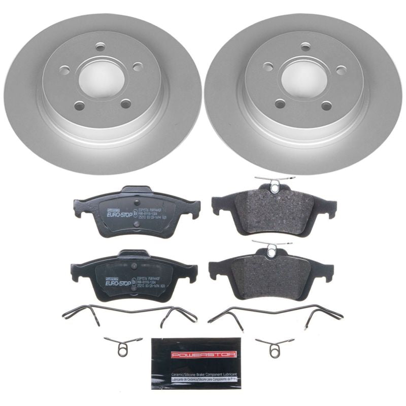 PowerStop Power Stop 08-13 Volvo C30 Rear Euro-Stop Brake Kit ESK4613 ESK4613 Photo - Primary