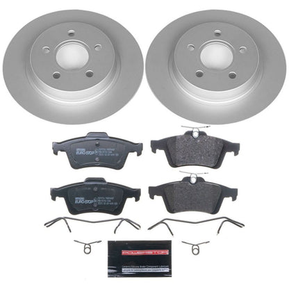 PowerStop Power Stop 08-13 Volvo C30 Rear Euro-Stop Brake Kit ESK4613 ESK4613 Photo - Primary