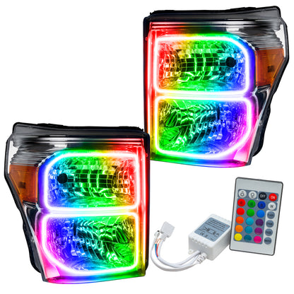 ORACLE Lighting Oracle 11-16 Ford F250/350 LED HL - ColorSHIFT w/ Simple Controller 8158-504 8158-504 Photo - Primary
