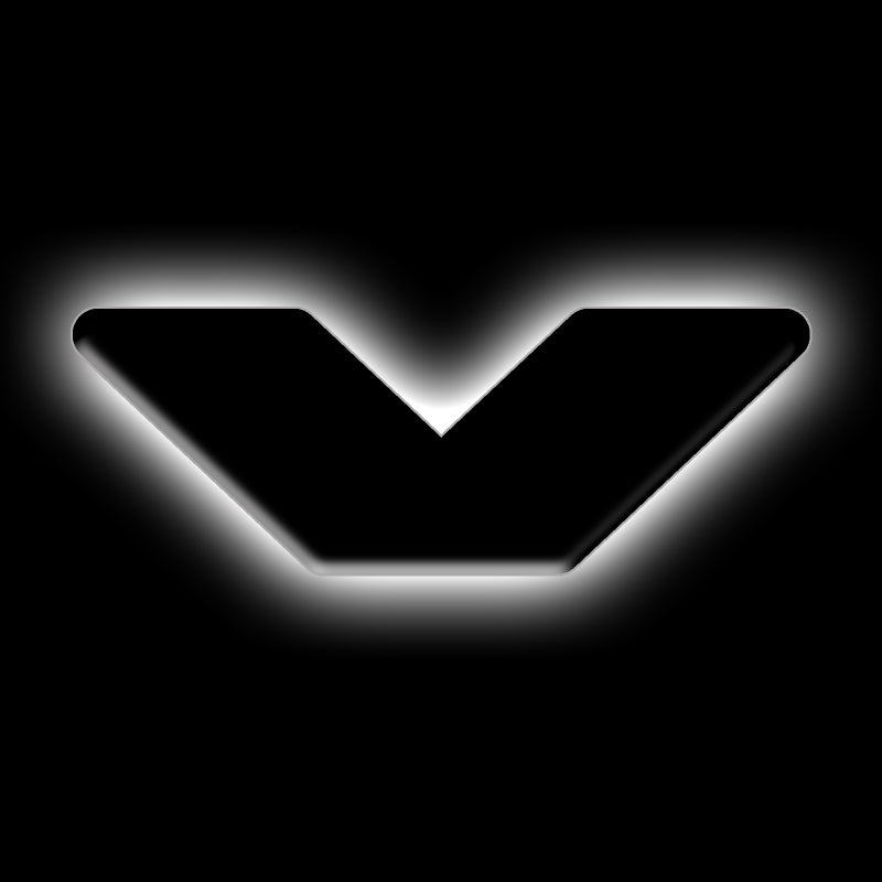 ORACLE Lighting Universal Illuminated LED Letter Badges - Matte Black Surface Finish - V 3141-V-001 3141-V-001 Photo - Primary
