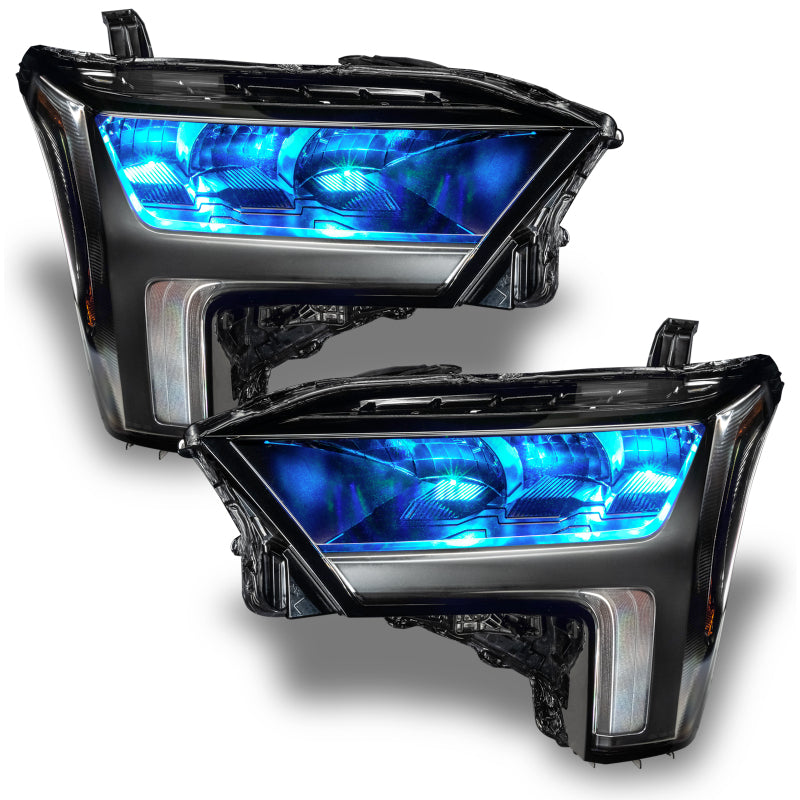 ORACLE Lighting Oracle 2022+ Toyota Tundra ColorSHIFT RGB Demon Eye Headlight Upgrade Kit 1474-334 1474-334 Photo - Mounted