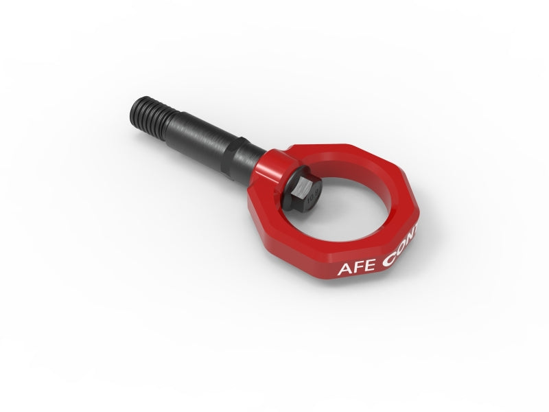 aFe Control Rear Tow Hook Red 20-21 Toyota GR Supra (A90) 450-721002-R 450-721002-R Photo - Primary