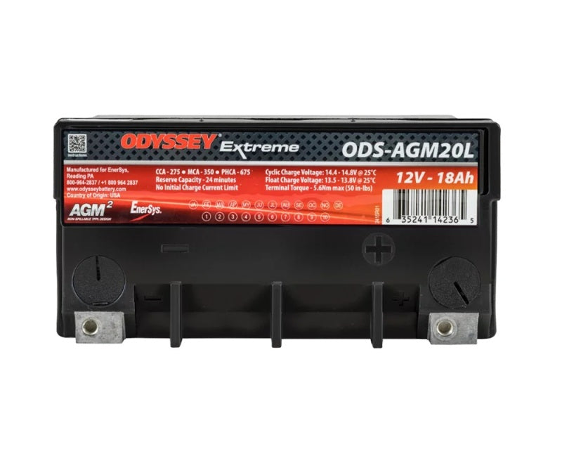 Odyssey Powersports Battery 12V 275CCA ODS-AGM20L ODS-AGM20L User 1