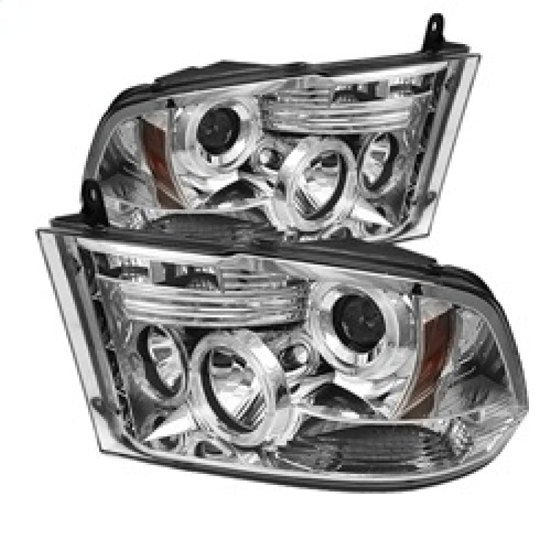 Spyder Dodge Ram 1500 09-14 10-14 Projector Headlights Halogen- LED Halo LED - Chrm PRO-YD-DR09-HL-C 5010049 5010049 Photo - Primary