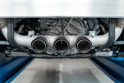 MBRP 17+ Acura NSX 2.5in Dual Split Rear Exit Tips - T304 (Street Version) S49003CF S49003CF Photo - out of package