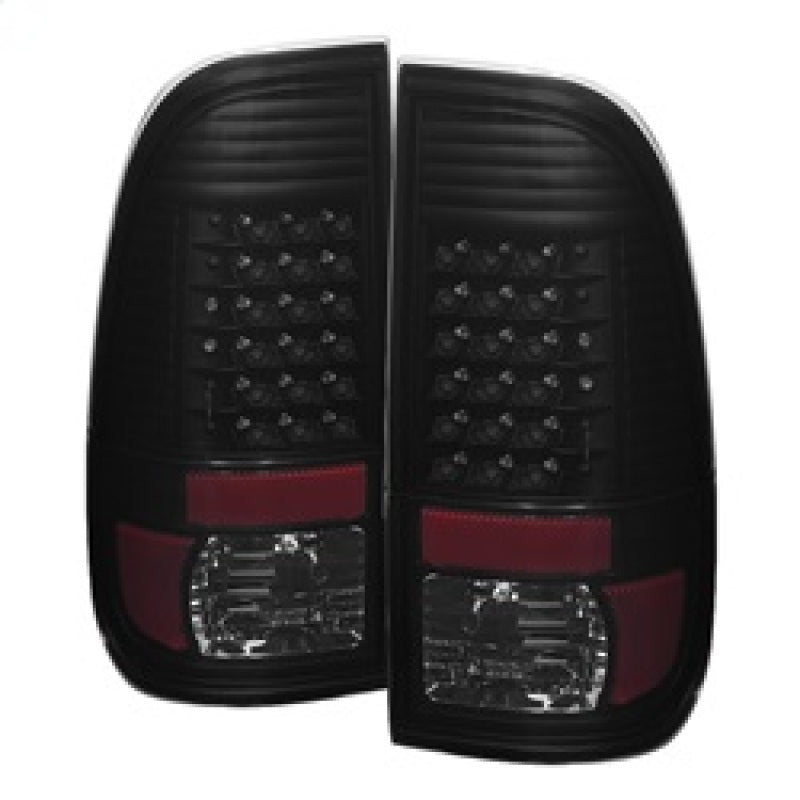 SPYDER Xtune Ford F250/350/450/550 Super Duty 99-07 LED Tail Lights Black Smoke ALT-JH-FF15097-LED-BKSM 9027642 9027642 Photo - Primary