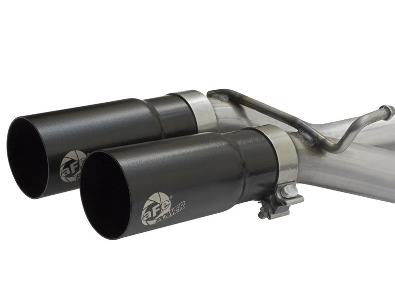 aFe Cat Back Exhaust Black - Ford F-150 04-08 49-43079-B Photo - Unmounted
