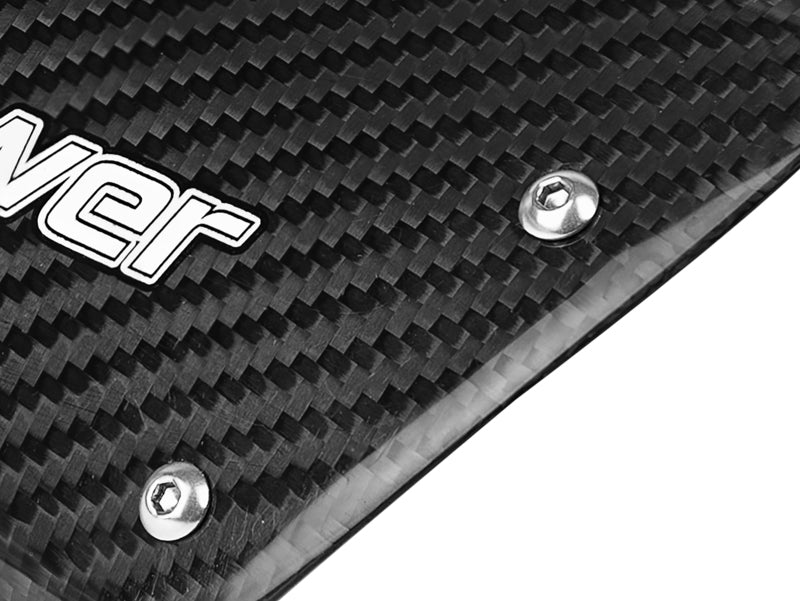aFe Magnum FORCE Stage-2 Intake Carbon Fiber Trim Piece Fits Intakes 54-76305 Or 54-13032R 54-13032CC 54-13032CC Photo - Unmounted