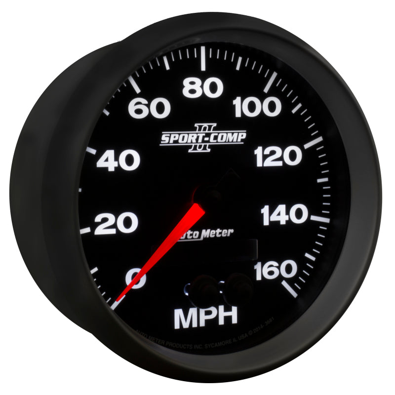 Autometer Sport-Comp II 5in 0-140MPH In-Dash Electronic GPS Programmable Speedometer 3681 3681 User 6