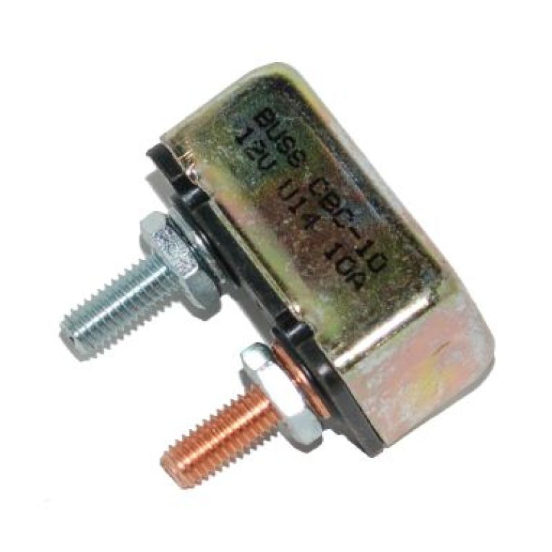 NAMZ Universal 10-AMP Circuit Breaker 10/32in. Studs - Single (OEM 74590-93) NCB-1001 NCB-1001 Photo - Primary