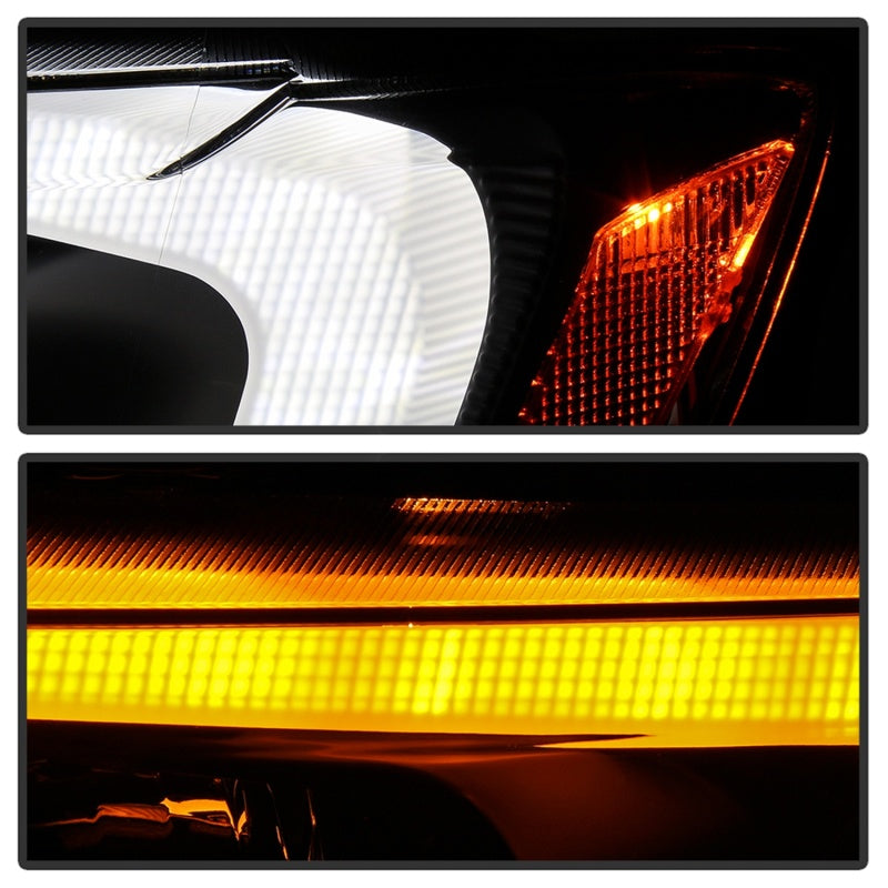 Spyder 11-13 Jeep Grand Cherokee - Light Bar Proj Headlights - Halo Model - Blk - PRO-YD-JGC11-LB-BK 5085795 5085795 Photo - Unmounted