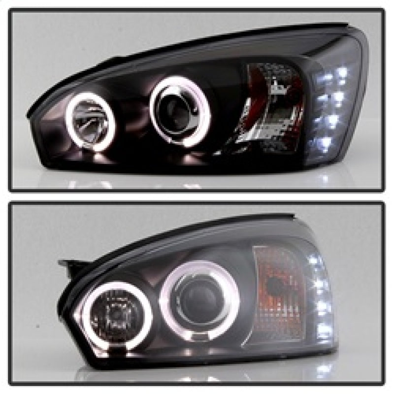 Spyder Chevy Malibu 04-07 Projector Headlights LED Halo LED Black High H1 Low H1 PRO-YD-CM04-HL-BK 5042675 5042675 Photo - Unmounted