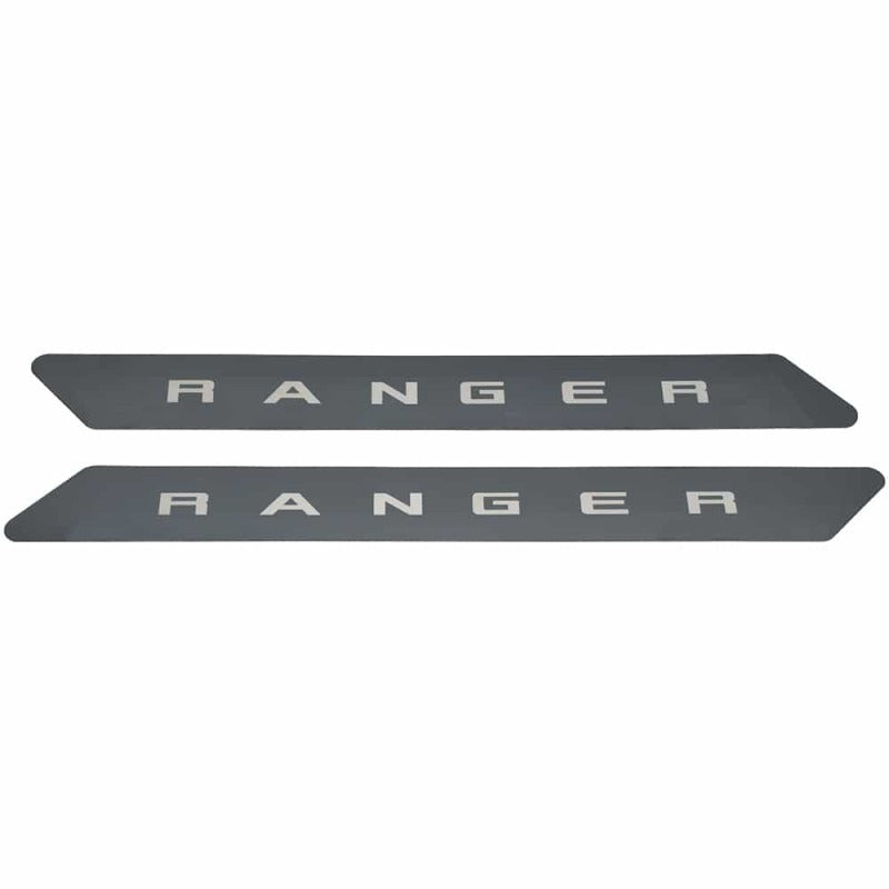 Putco 19-20 Ford Ranger SuperCab - w/ RANGER Etching (2pcs) Black Platinum Door Sills 95144BPFD 95144BPFD Photo - Primary