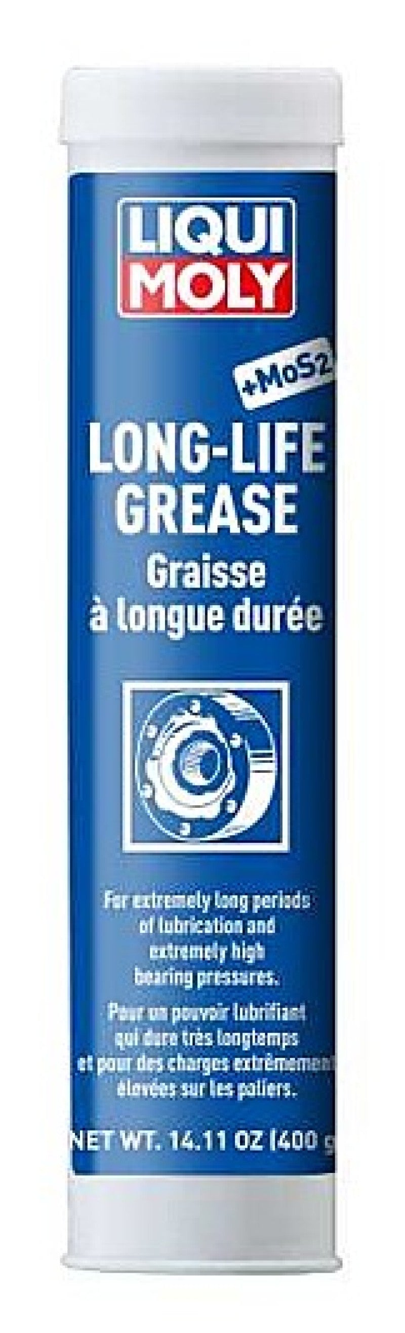 LIQUI MOLY 400g Long-Life Grease + MoS2 22255