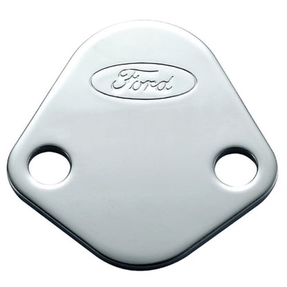Ford Fuel Pump Block-Off Plate Chrome w/Ford Logo FRD302-290 302-290 User 1