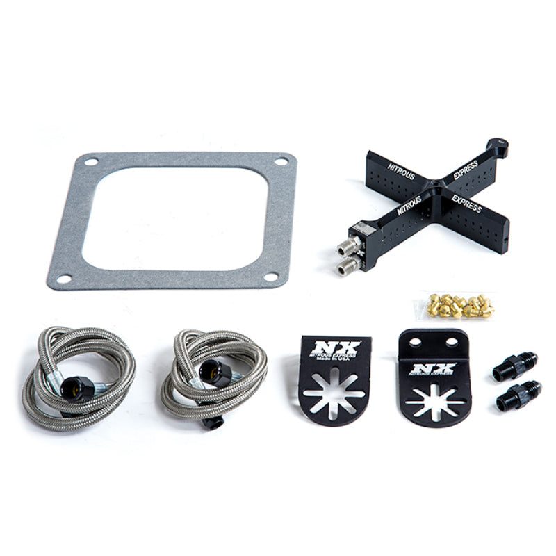 Nitrous Express Covert Crossbar 4500 Flange Stage 6 Plate Conversion 50-300HP NX613C NX613C Photo - Primary