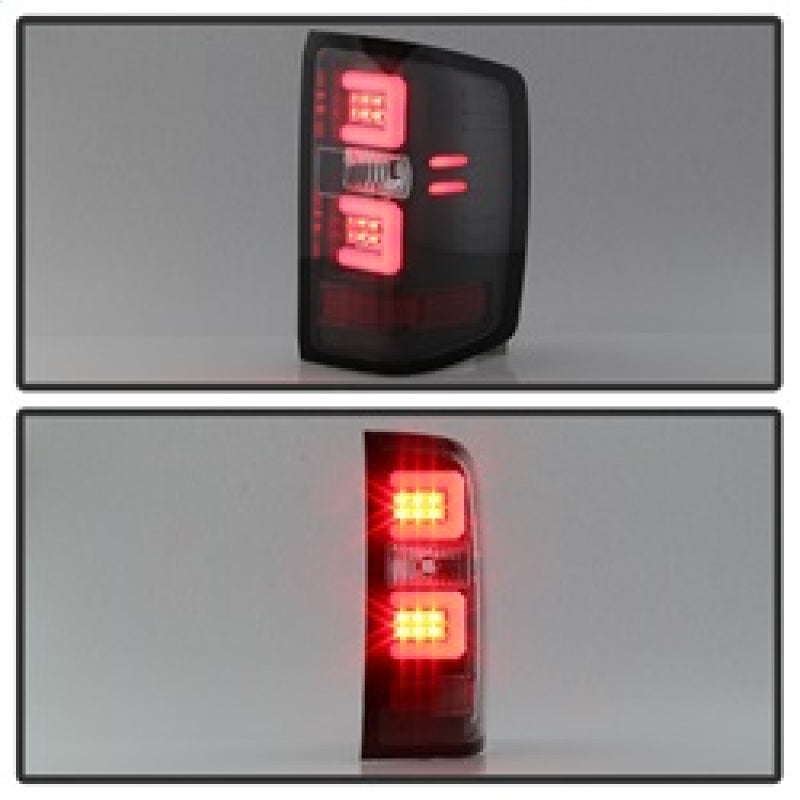 Spyder Chevy Silverado 2016-2017 Light Bar LED Tail Lights - Black ALT-YD-CS16-LED-BK 5083722 5083722 Photo - Unmounted