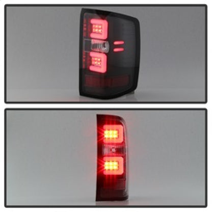 Spyder Chevy Silverado 2016-2017 Light Bar LED Tail Lights - Black ALT-YD-CS16-LED-BK 5083722 5083722 Photo - Unmounted