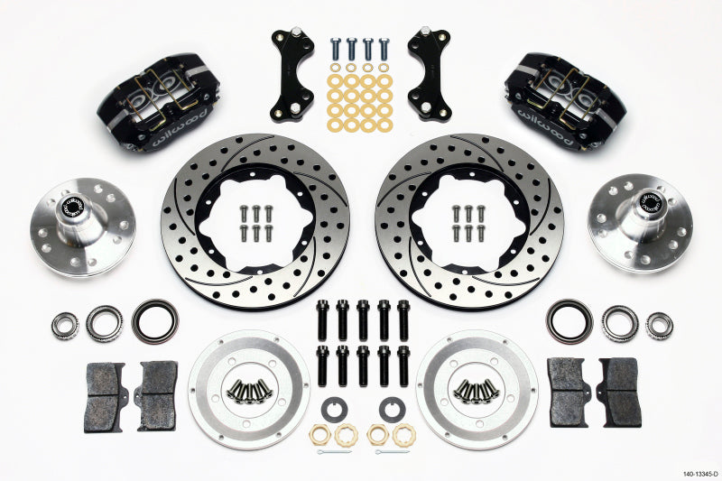 Wilwood Dynapro Dust-Boot Front Kit 11.00in Drilled WWE ProSpindle 140-13345-D 140-13345-D Photo - Primary