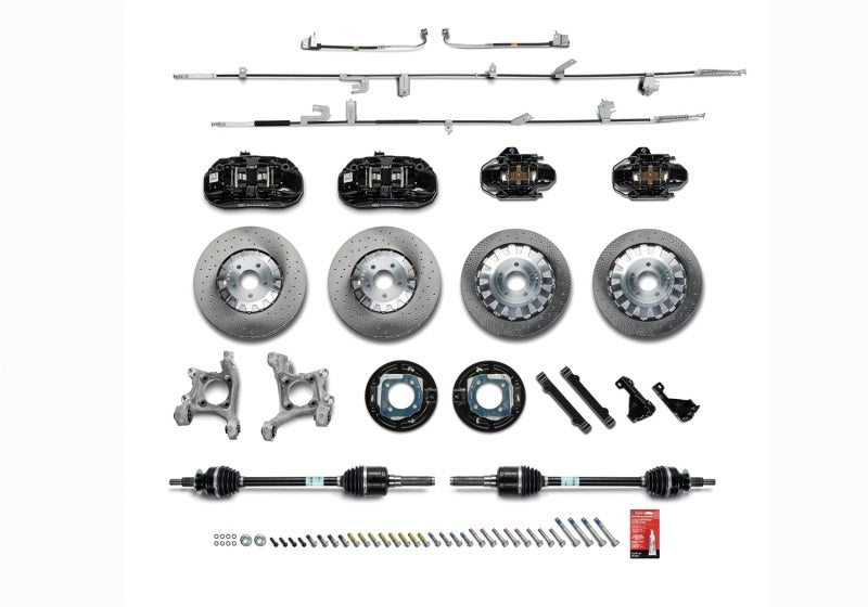 Ford Racing 15-21 Mustang GT/ 2.3L EcoBoost GT350R Brake Upgrade Kit - Black M-2300-YBK M-2300-YBK Photo - Primary