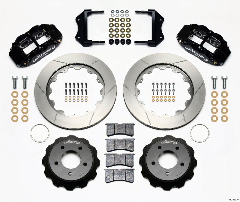 Wilwood Narrow Superlite 6R Front Hat Kit 14.00in 84-87 Corvette C4 140-11919 140-11919 Photo - Primary