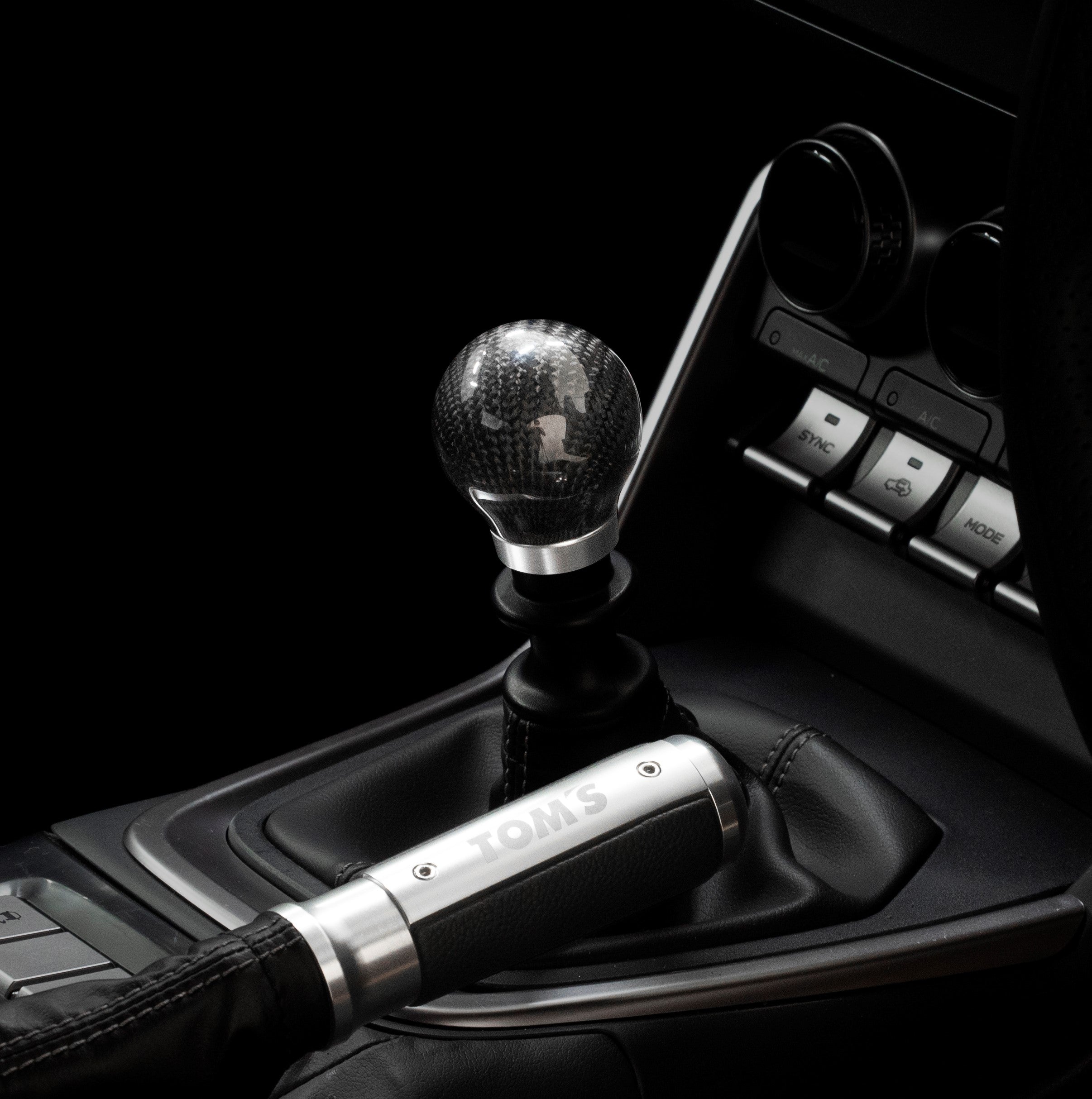 TOM'S Racing- Carbon Shift Knob for Scion FRS / Toyota 86 / BRZ / GR86 (M/T)