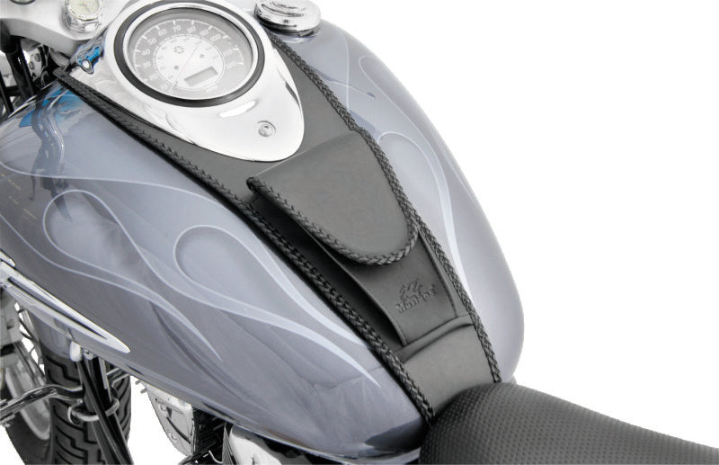 Mustang Motorcycle Mustang 07-17 Yamaha 1300 V-Star Cruiser Tank Bib - Black 93324 93324 Photo - Primary