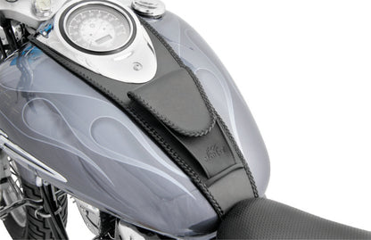 Mustang Motorcycle Mustang 07-17 Yamaha 1300 V-Star Cruiser Tank Bib - Black 93324 93324 Photo - Primary