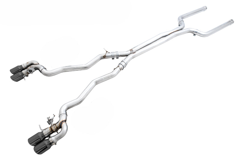 AWE Tuning 18-19 BMW F90 M5 SwitchPatch Cat-Back Exhaust- Black Diamond Tips 3025-43066 3025-43066 Photo - Primary