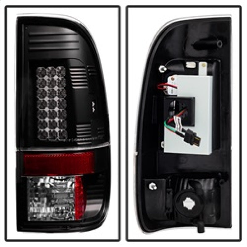 Spyder Ford Super Duty 08-15 LED Tail Lights Black ALT-YD-FS07-LED-BK 5003898 5003898 Photo - Unmounted