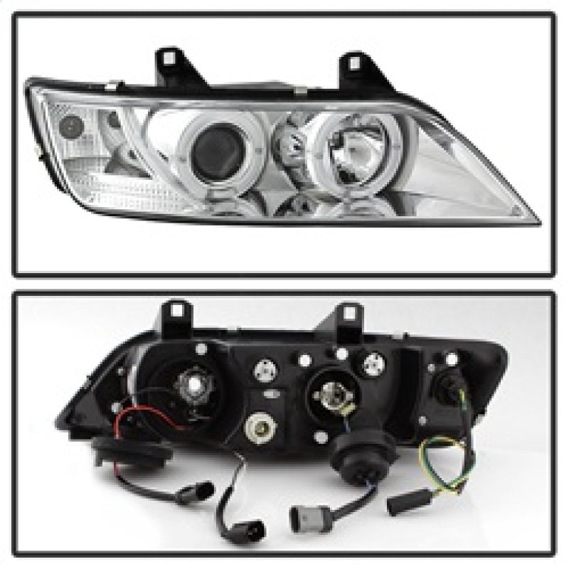 Spyder BMW Z3 96-02 Projector Headlights LED Halo Chrome High H1 Low H1 PRO-YD-BMWZ396-HL-C 5009098 5009098 Photo - Unmounted