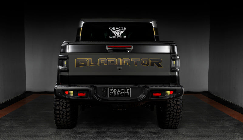 ORACLE Lighting Oracle 2020+ Jeep Gladiator JT Flush Mount LED Tail Lights -  Tinted Lens 5882-504-T 5882-504-T Photo - lifestyle view