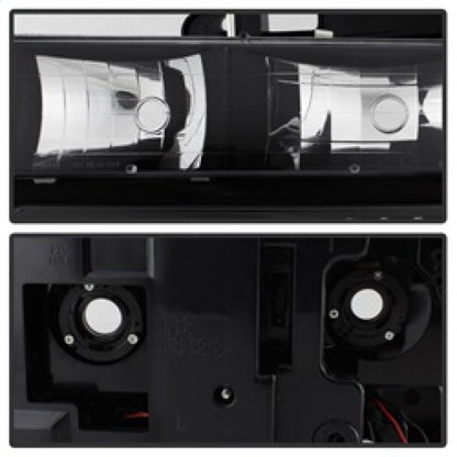 SPYDER Xtune 92-94 Blazer Full Size Corner/LED Bumper Headlights Black HD-JH-CCK88-LED-AM-BK-SET 5069542 5069542 Photo - Unmounted